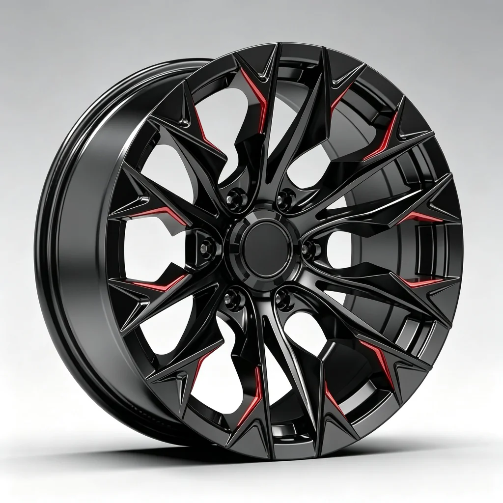 XCD-JT227-7 Cast Alloy Wheel design detail
