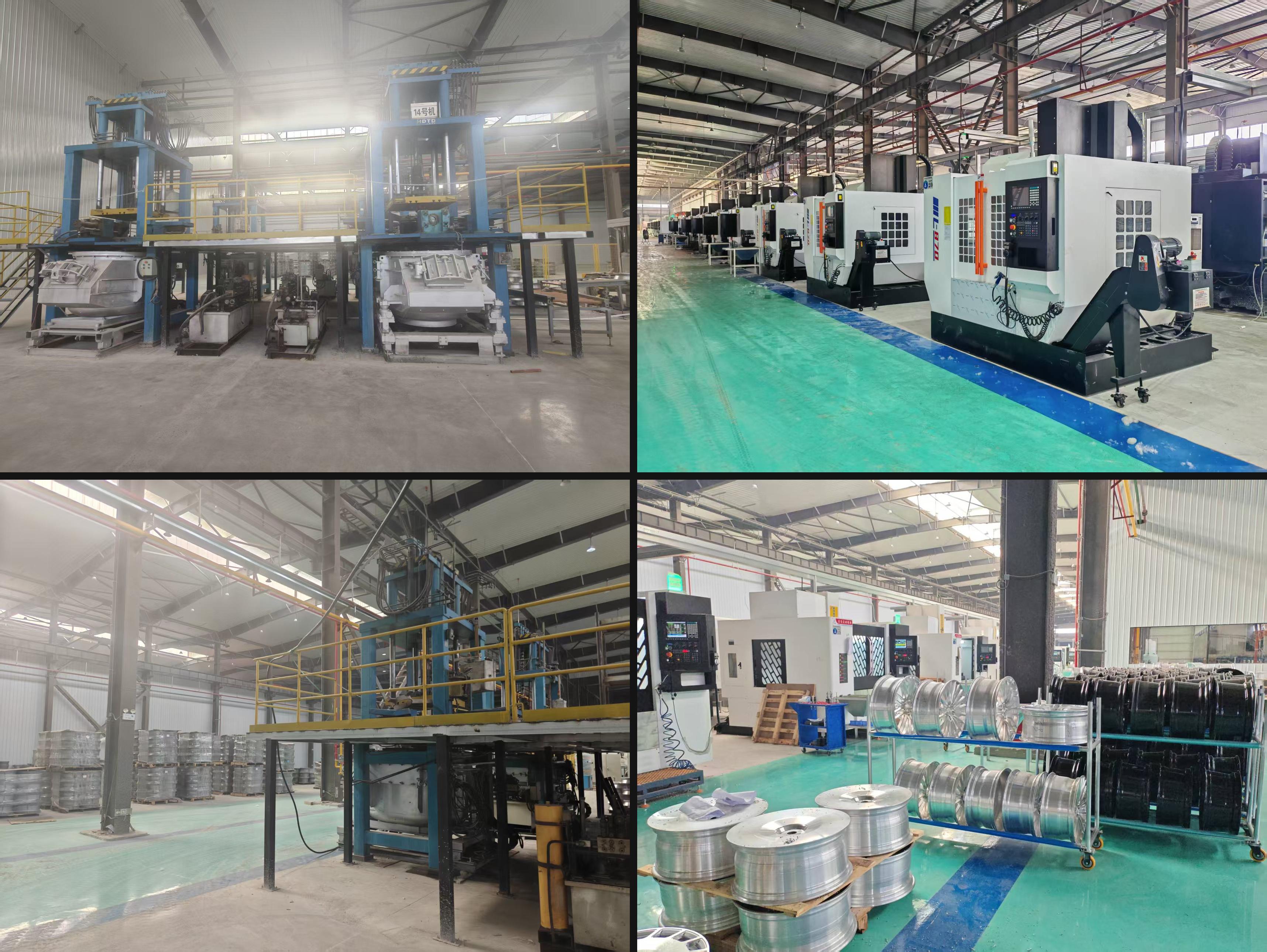 Xinchida wheel factory production line