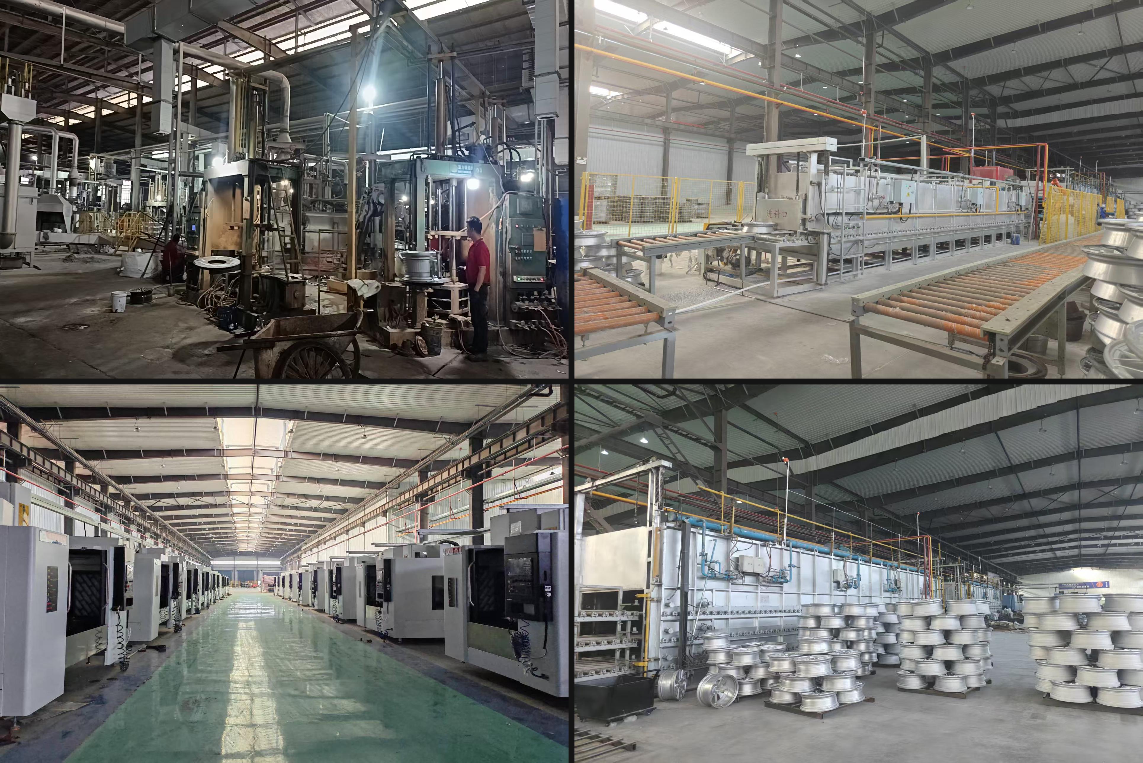 Xinchida wheel factory production line
