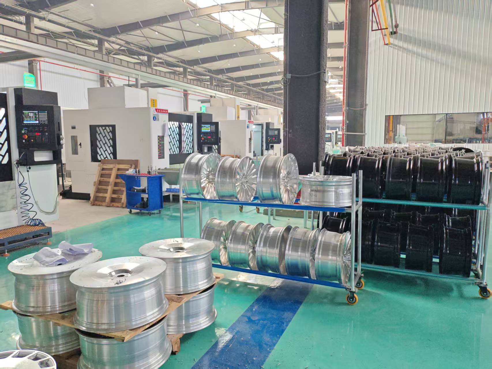 Xinchida wheel factory production line