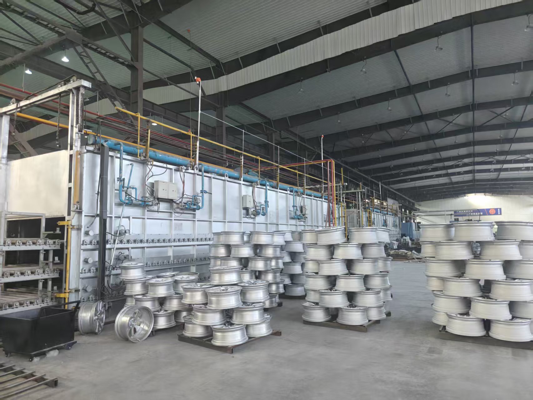 Xinchida wheel factory production line