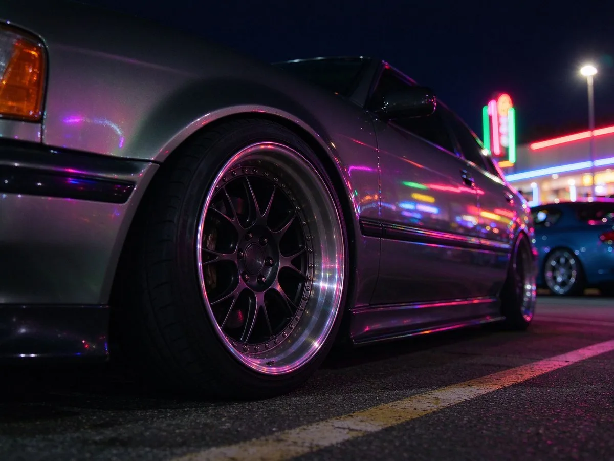 XCD Deep concave forged wheels on street build